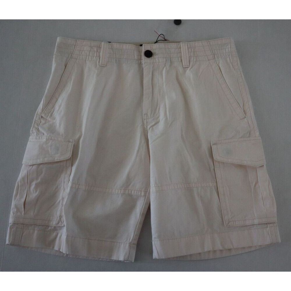 Tommy Hilfiger 78C2689 232 Men's Sz 34W Light Beige Short Cargo Shorts